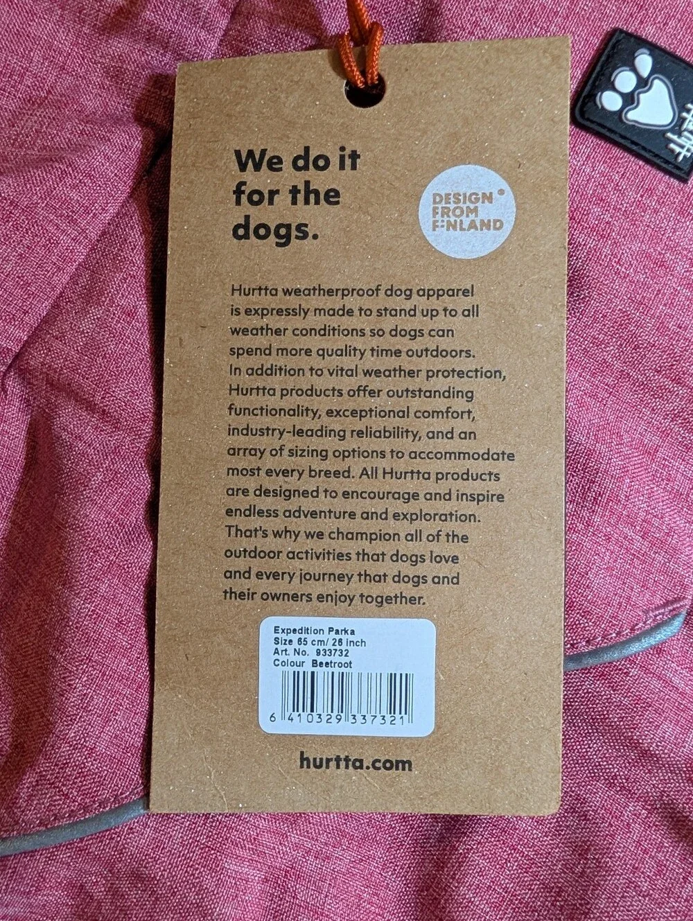 Hurtta Expedition Parka Dog Jacket 26